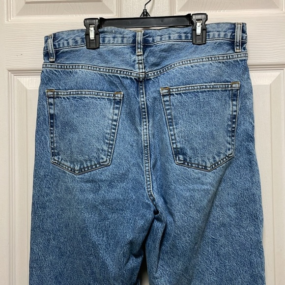 Zara | Blue | Relaxed | Button-fly | HighWaisted | Denim | Jeans | Size 31 - Picture 6 of 13